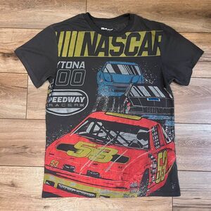 NASCAR Gray AOP Daytona 500 Talladega Speedway Racing Cars Adult Size L